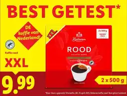 Lidl Koffie rood aanbieding