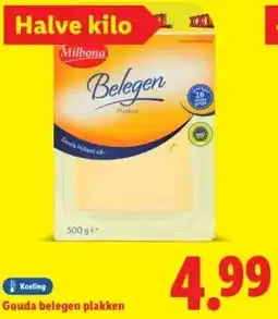 Lidl Gouda belegen plakken aanbieding