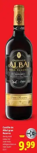 Lidl Castillo de Albai gran Reserva l aanbieding