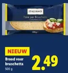 Lidl Brood voor bruschetta aanbieding