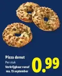 Lidl Pizza donut aanbieding