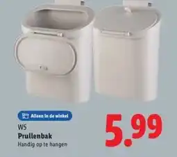 Lidl Prullenbak aanbieding