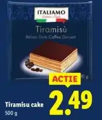 Lidl Tiramisu cake aanbieding