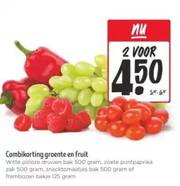 Jumbo Combikorting groente en fruit aanbieding