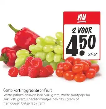 Jumbo Combikorting groente en fruit aanbieding