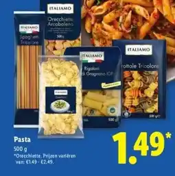 Lidl Pasta aanbieding