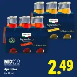Lidl Aperitivo aanbieding