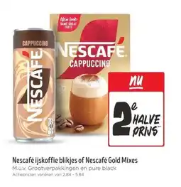 Jumbo Nescafé ijskoffie blikjes of Nescafé Gold Mixes aanbieding