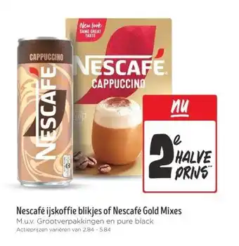 Jumbo Nescafé ijskoffie blikjes of Nescafé Gold Mixes aanbieding