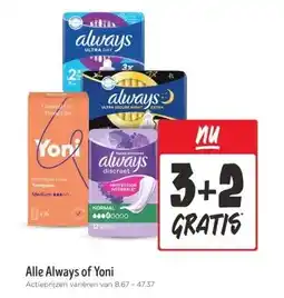 Jumbo Alle Always of Yoni aanbieding
