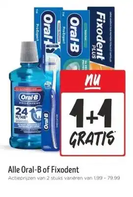 Jumbo Alle Oral-B of Fixodent aanbieding