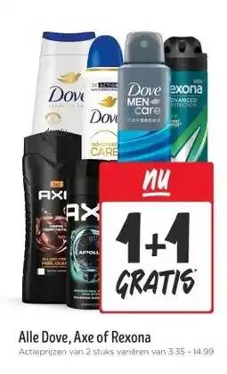 Jumbo Alle Dove, Axe of Rexona aanbieding