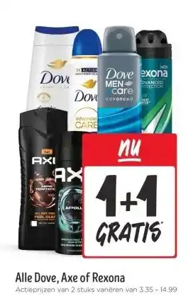 Jumbo Alle Dove, Axe of Rexona aanbieding