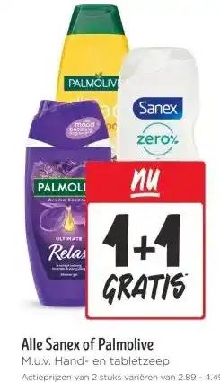 Jumbo Alle Sanex of Palmolive aanbieding