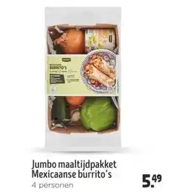 Jumbo Jumbo maaltijdpakket Mexicaanse burrito's aanbieding