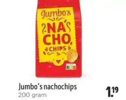 Jumbo Jumbo's nachochips aanbieding