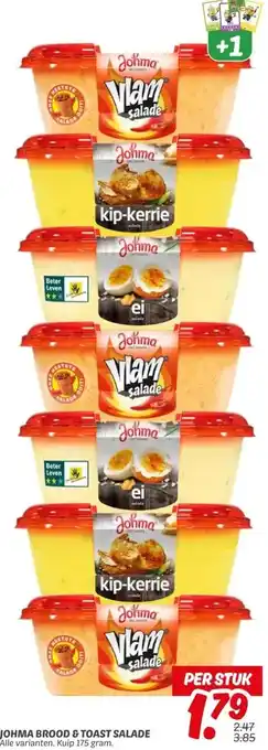 Dekamarkt JOHMA BROOD & TOAST SALADE aanbieding