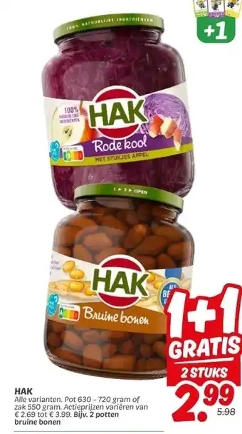 Dekamarkt HAK aanbieding