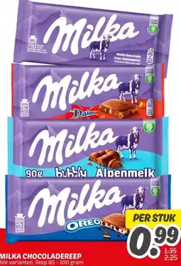 Dekamarkt MILKA CHOCOLADEREEP aanbieding
