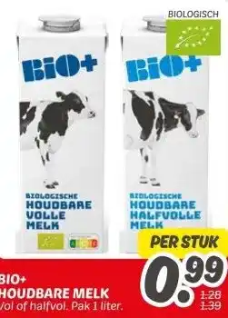 Dekamarkt BIO+ HOUDBARE MELK aanbieding