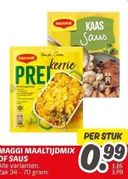 Dekamarkt MAGGI MAALTIJDMIX OF SAUS aanbieding