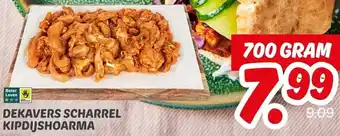 Dekamarkt DEKAVERS SCHARREL KIPDIJSHOARMA aanbieding