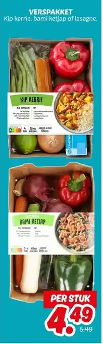Dekamarkt VERSPAKKET aanbieding