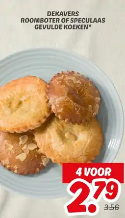 Dekamarkt DEKAVERS ROOMBOTER OF SPECULAAS GEVULDE KOEKEN* aanbieding