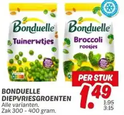 Dekamarkt BONDUELLE DIEPVRIESGROENTEN aanbieding