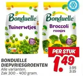 Dekamarkt BONDUELLE DIEPVRIESGROENTEN aanbieding
