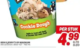 Dekamarkt BEN & JERRY'S OF MAGNUM aanbieding