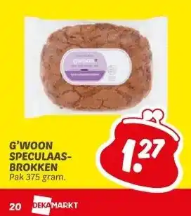 Dekamarkt G'WOON SPECULAAS- BROKKEN aanbieding
