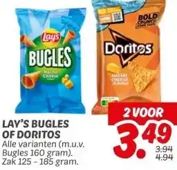 Dekamarkt LAY'S BUGLES OF DORITOS aanbieding