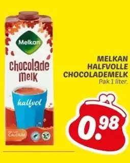 Dekamarkt MELKAN HALFVOLLE CHOCOLADEMELK aanbieding