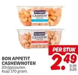 Dekamarkt BON APPETIT CASHEWNOTEN aanbieding