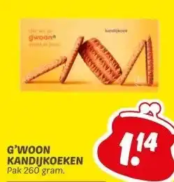 Dekamarkt G'WOON KANDIJKOEKEN aanbieding