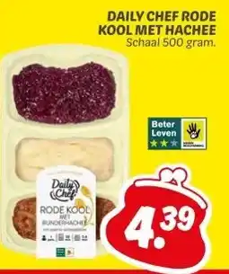 Dekamarkt DAILY CHEF RODE KOOL MET HACHEE aanbieding