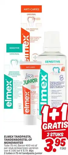 Dekamarkt ELMEX TANDPASTA, TANDENBORSTEL OF MONDWATER aanbieding