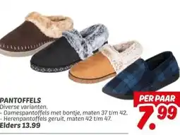 Dekamarkt PANTOFFELS aanbieding