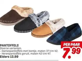 Dekamarkt PANTOFFELS aanbieding