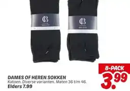 Dekamarkt DAMES OF HEREN SOKKEN aanbieding