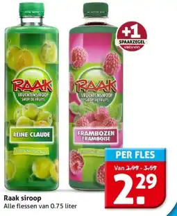 Hoogvliet Raak siroop aanbieding