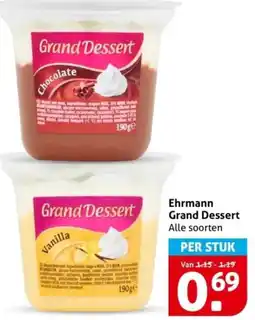 Hoogvliet Ehrmann Grand Dessert aanbieding