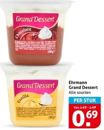 Hoogvliet Ehrmann Grand Dessert aanbieding