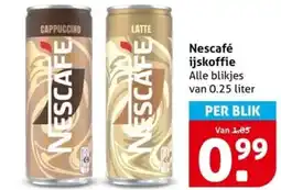 Hoogvliet Nescafé ijskoffie aanbieding