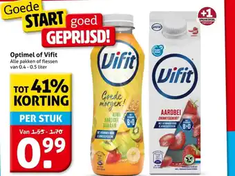 Hoogvliet Optimel of Vifit aanbieding