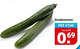 Hoogvliet Komkommer aanbieding
