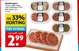 Hoogvliet Hamburgers aanbieding