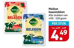 Hoogvliet Melkan kaasstukken aanbieding