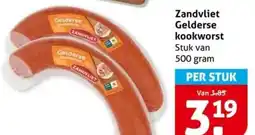Hoogvliet Zandvliet Gelderse kookworst aanbieding